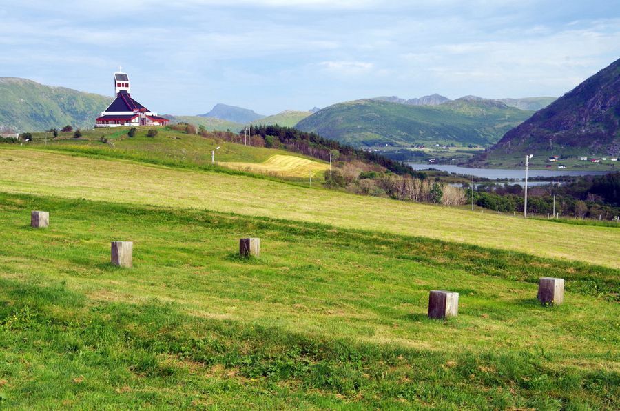 Lofotr Viking Museum in undefined region of undefined