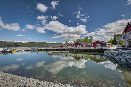Garsnes Brygge in Senja region of Lofoten Islands