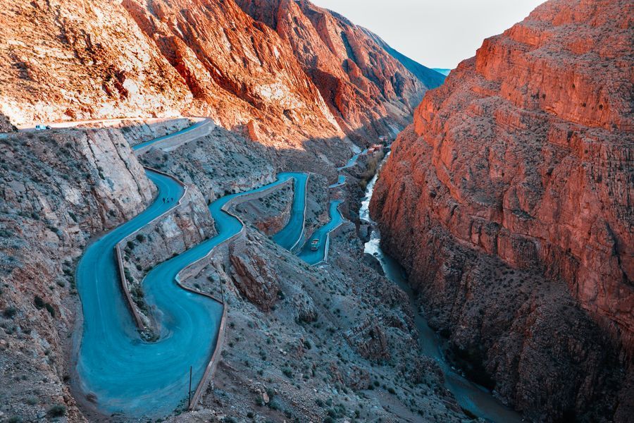 Dadès Gorges in undefined region of undefined