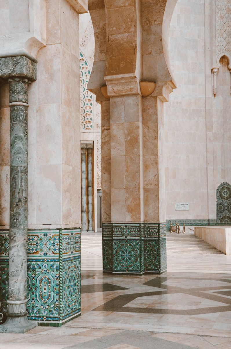 Hassan II Mosque in undefined region of undefined