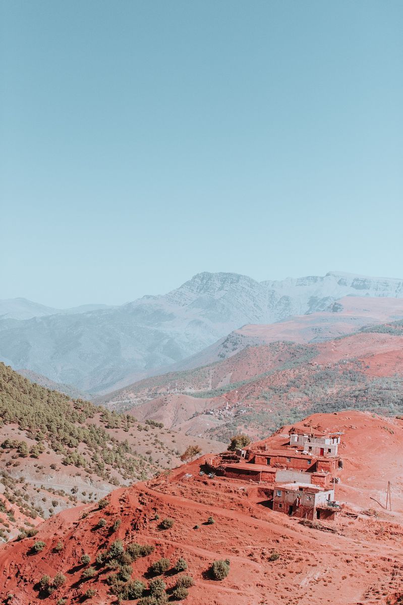 Atlas Mountains in undefined region of undefined