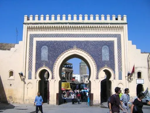Bab Boujloud in Fes region of Morocco