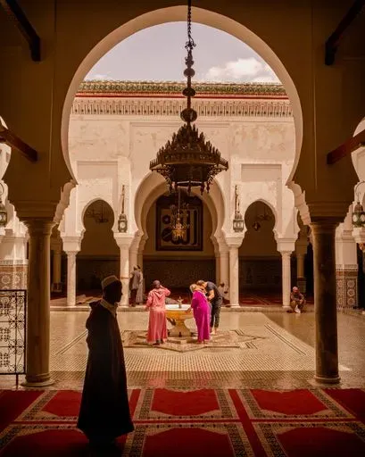 Fes-El-Bali Medina in Fes region of Morocco