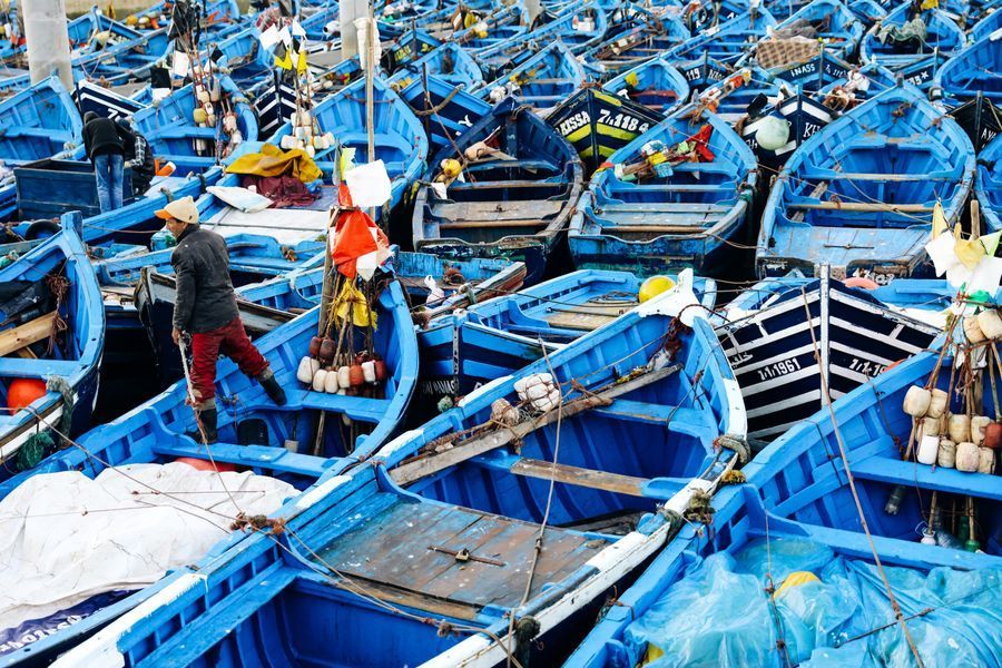 Port de Essaouira in undefined region of undefined