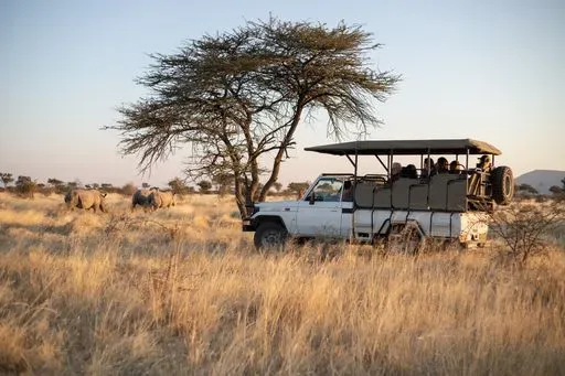 Sundowner Game Drive in Etosha region of Namibia