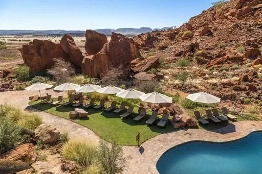 Twyfelfontein Lodge in Damaraland region of Namibia