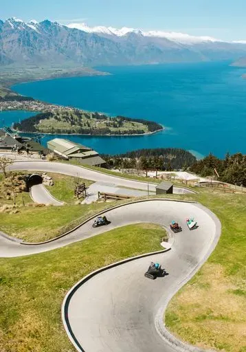 Skyline Park & Luge in Queenstown region of New Zealand