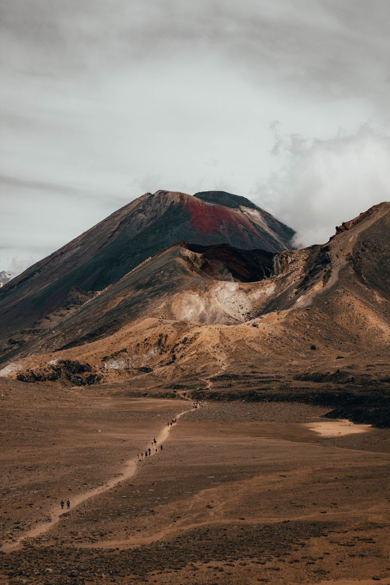 Tongariro Alpine Crossing in undefined region of undefined