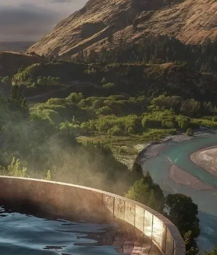 Onsen Hot Pools in Queenstown region of New Zealand