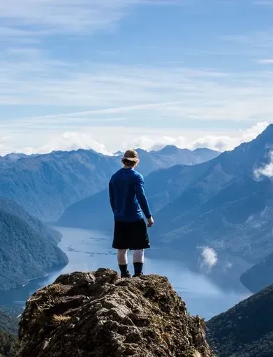 Kepler Track in Fiordlands region of New Zealand