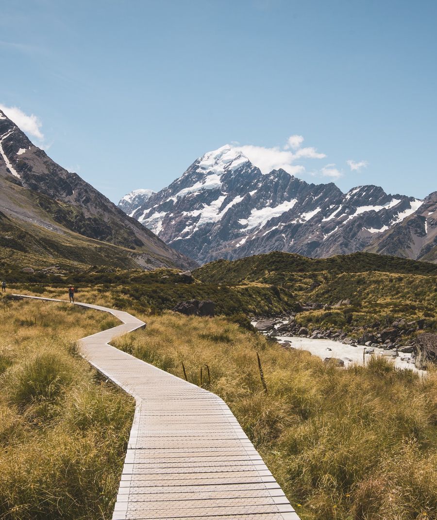 Hooker Valley Track in undefined region of undefined