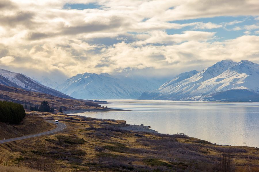 Lake Pukaki in undefined region of undefined