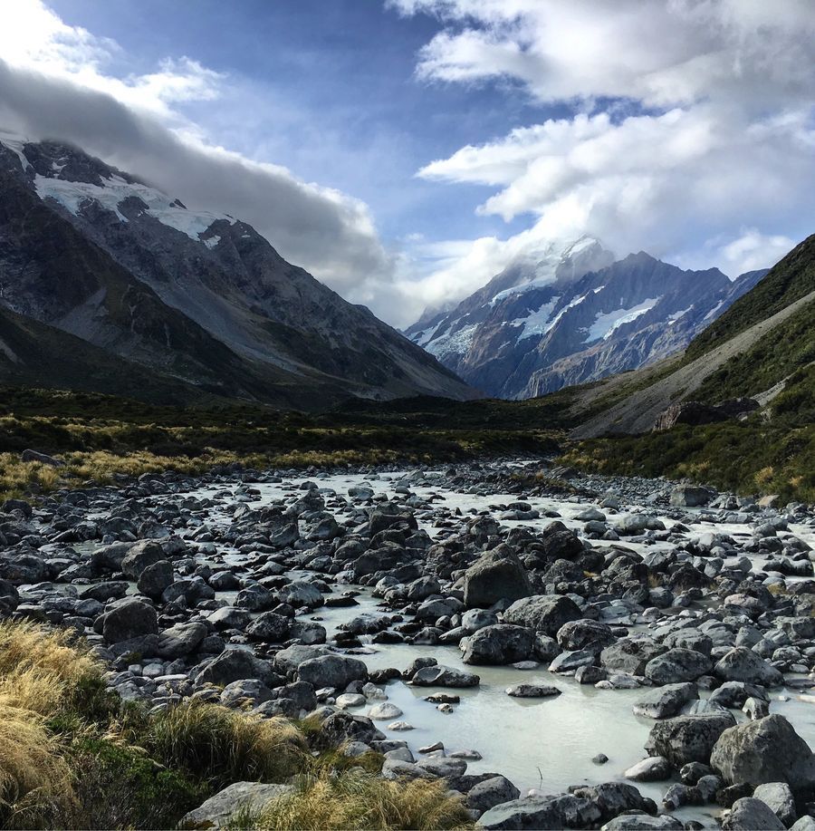 Hooker Valley Track in undefined region of undefined