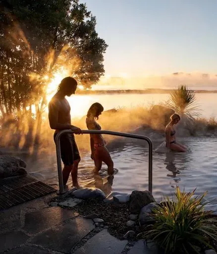 Polynesian Spa in Rotorua region of New Zealand