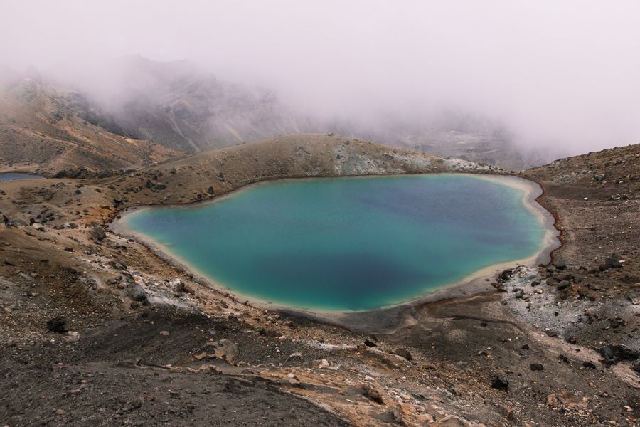 Tongariro Alpine Crossing in undefined region of undefined