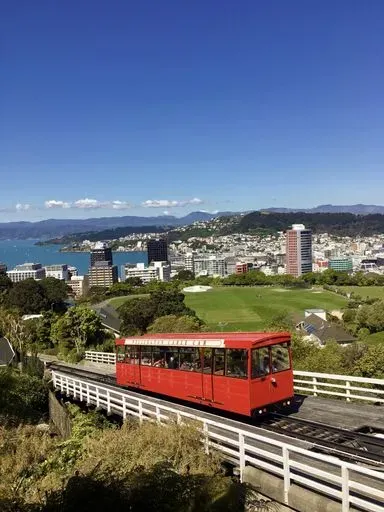 Wellington Cable Car in Wellington region of New Zealand