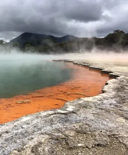Wai-O-Tapu in Rotorua region of New Zealand