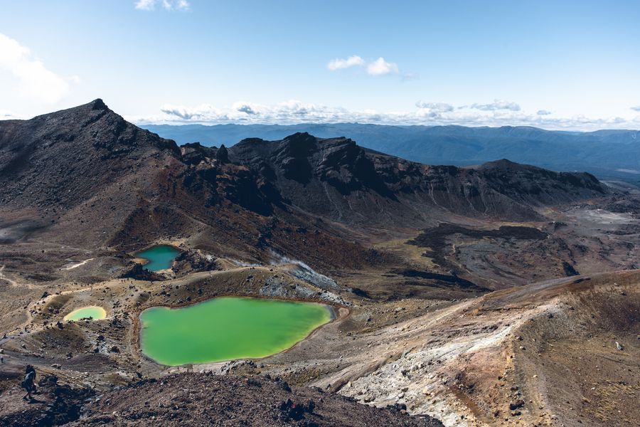 Tongariro Alpine Crossing in undefined region of undefined