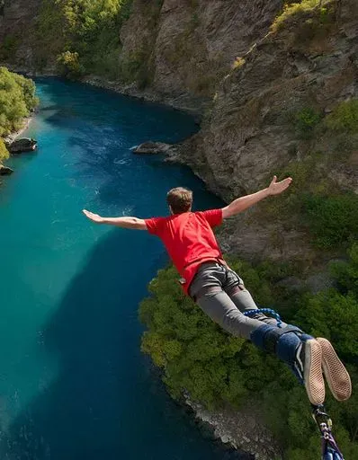 Kawarau Bridge Bungy in Queenstown region of New Zealand
