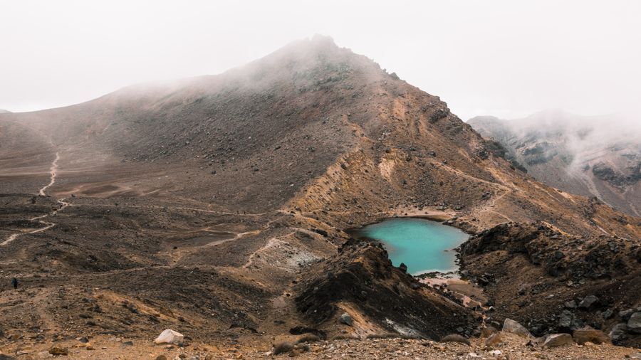 Tongariro Alpine Crossing in undefined region of undefined