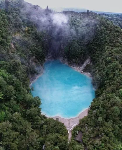 Waimangu in Rotorua region of New Zealand