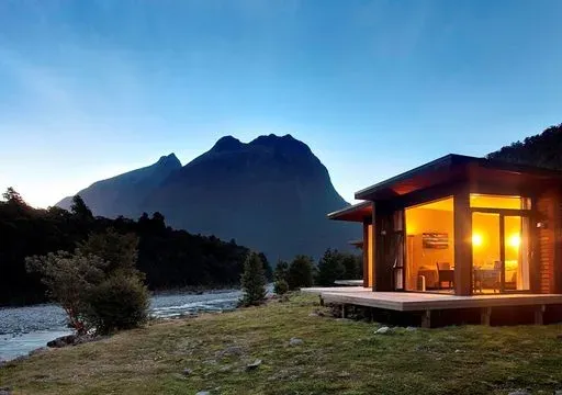 Milford Sound Lodge in Fiordlands region of New Zealand