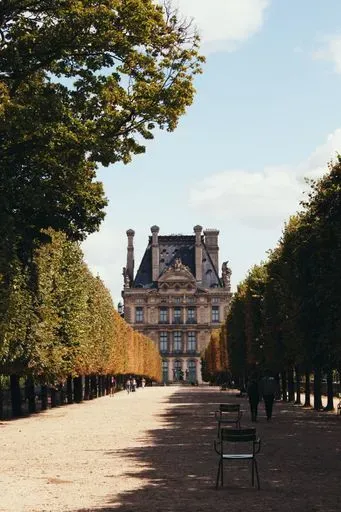 Jardin des Tuileries in Paris region of Paris