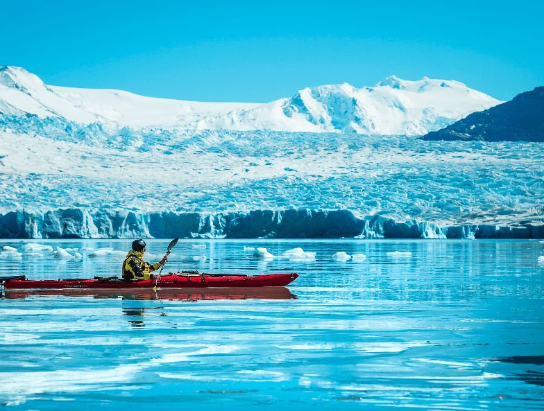 Kayak Glacier Grey in undefined region of undefined