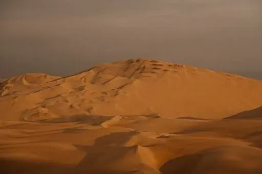 Ica Desert in Ica region of Peru