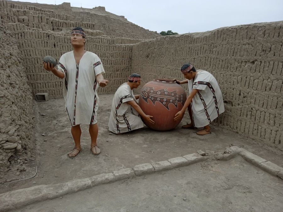 Huaca Pucllana in undefined region of undefined