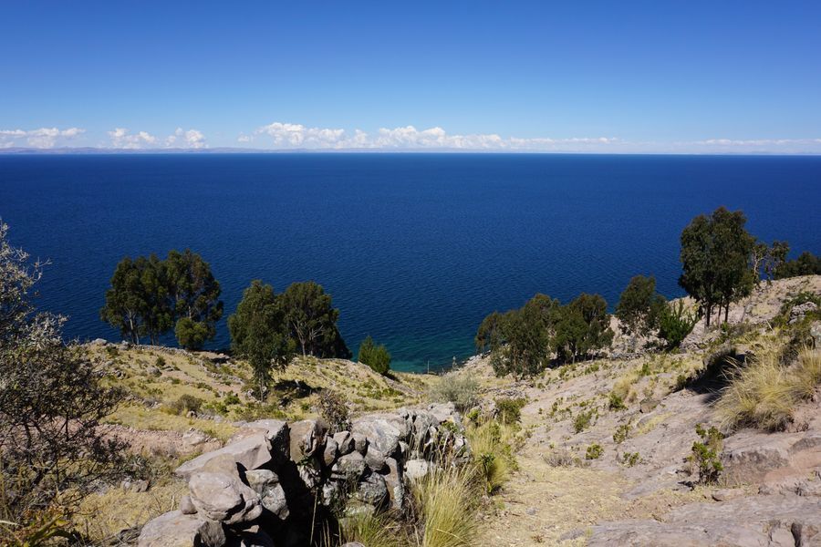 Lake Titicaca in undefined region of undefined