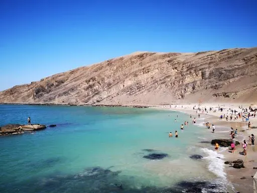Playa La Mina Pisco in Ica region of Peru