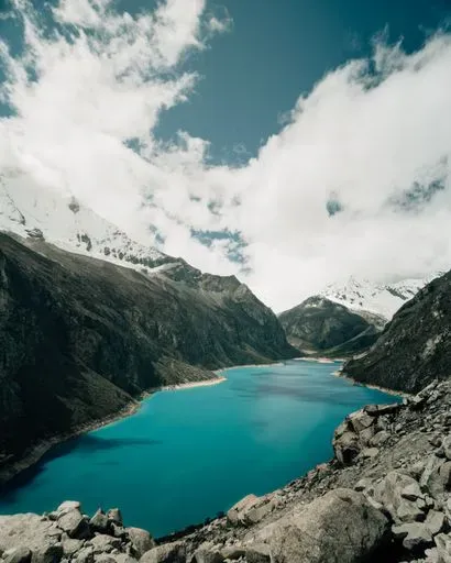 Paron Lake in Cordillera Blanca region of Peru