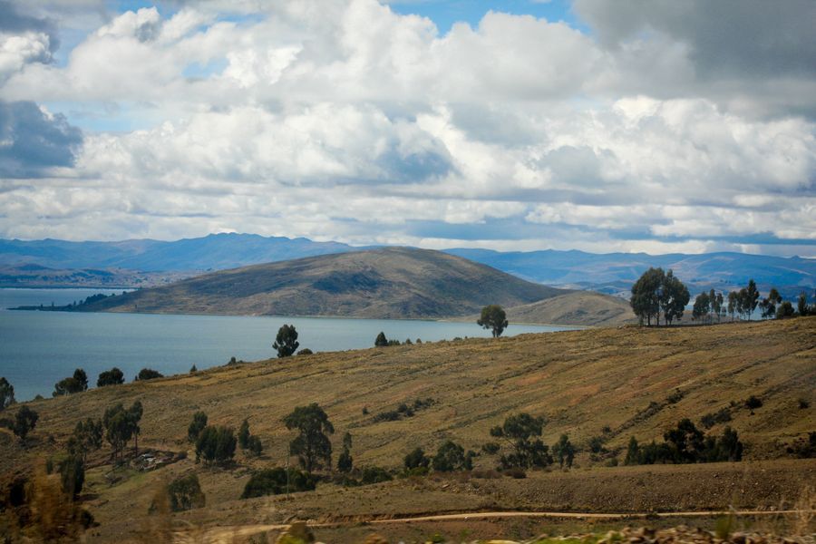 Lake Titicaca in undefined region of undefined