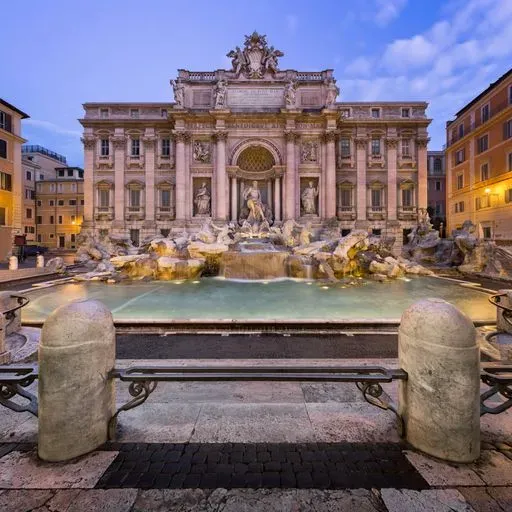 Fontana di Trevi in Rome region of Rome