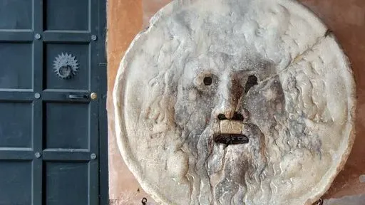 Mouth of Truth in Rome region of Rome