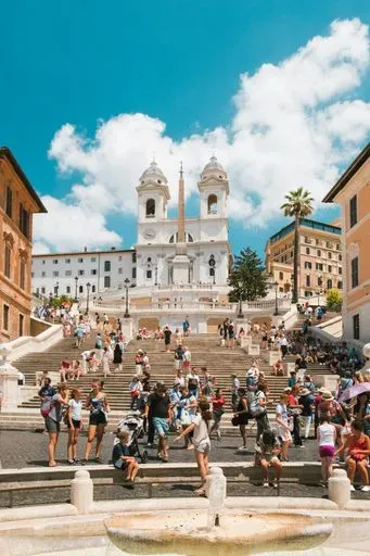 Spanish Steps in Rome region of Rome