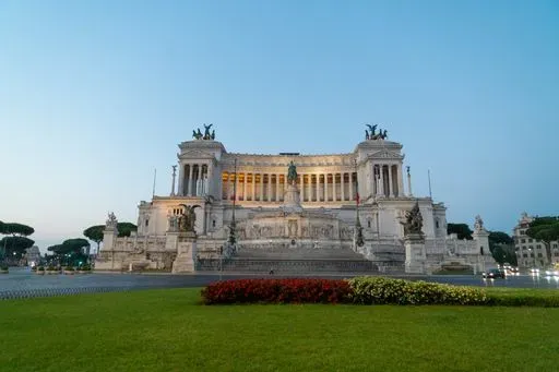 Victor Emmanuel II Monument in Rome region of Rome