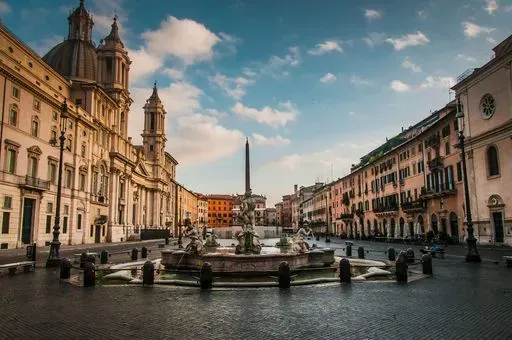 Piazza Navona in Rome region of Rome