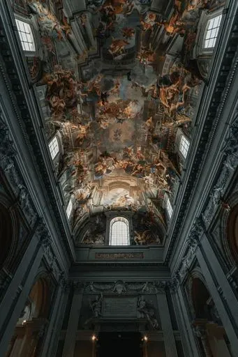 Church of St. Ignatius of Loyola in Rome region of Rome