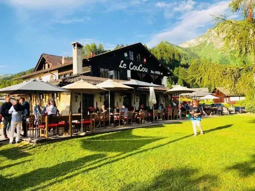 Le Coucou Caux in Lake Geneva region of Switzerland