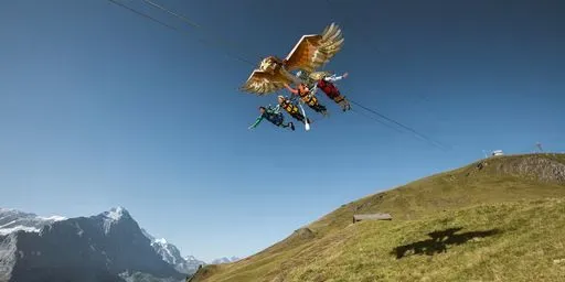 First Adventure Park in Grindelwald region of Switzerland