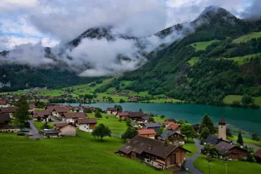 Lungern in Lucerne region of Switzerland