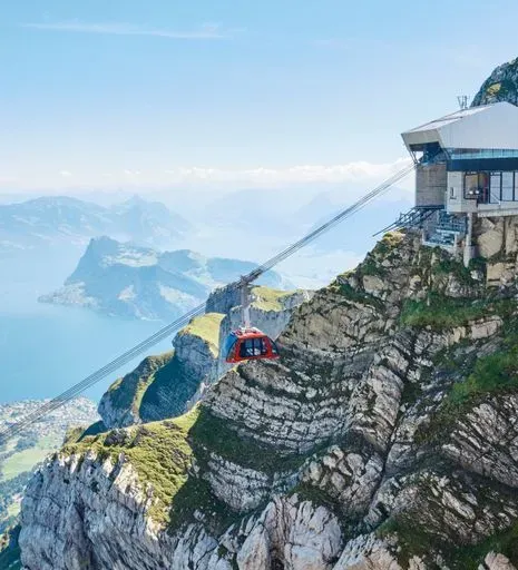 Mount Pilatus in Lucerne region of Switzerland