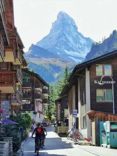 Zermatt Village in Zermatt region of Switzerland