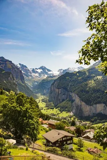 Lauterbrunnen in Grindelwald region of Switzerland