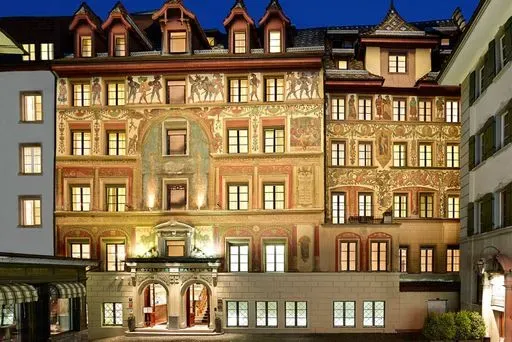 Hotel des Balances in Lucerne region of Switzerland