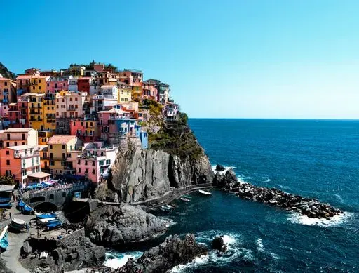 Manarola in Cinque Terre region of Tuscany