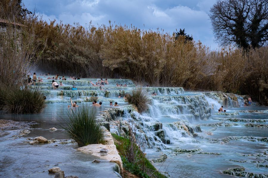 Cascate del Mulino (Saturnia) in undefined region of undefined