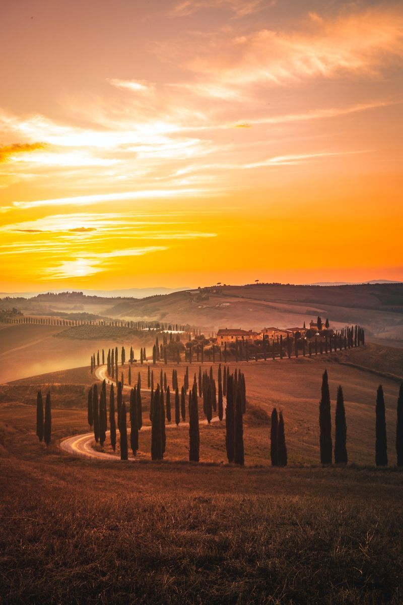 Val d’Orcia in undefined region of undefined